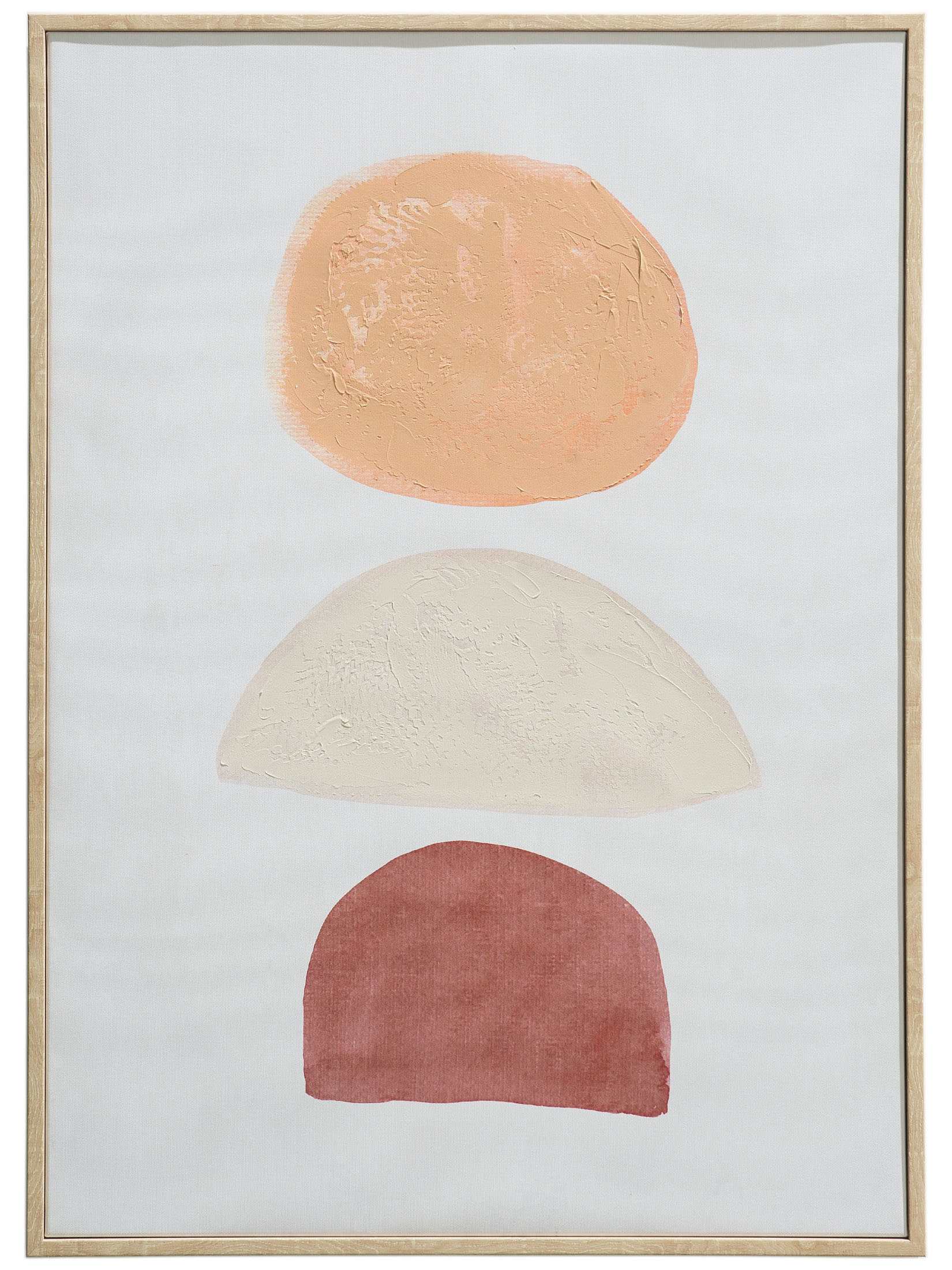 Mandana Leinwand-Druck-handbemalt, Multicolor