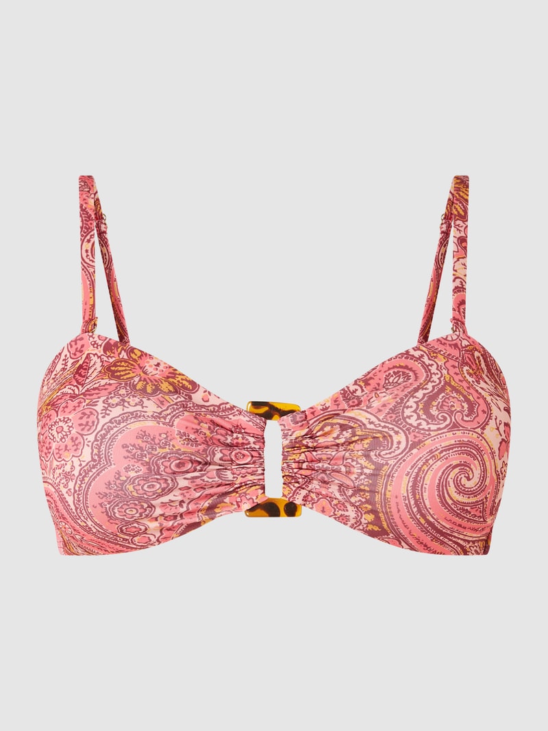 Bikini-Oberteil in Bandeau-Form Modell 'Zoe' in lila