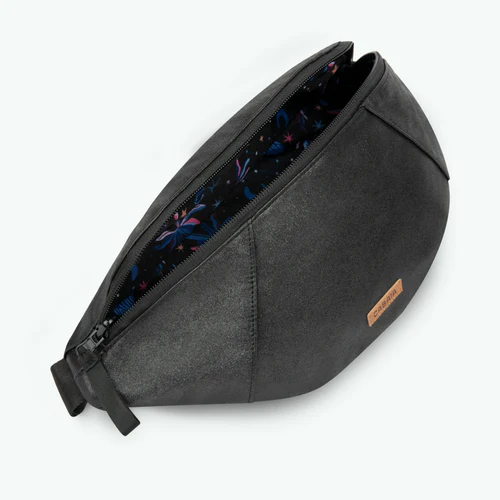 Large Jupiter black fanny pack