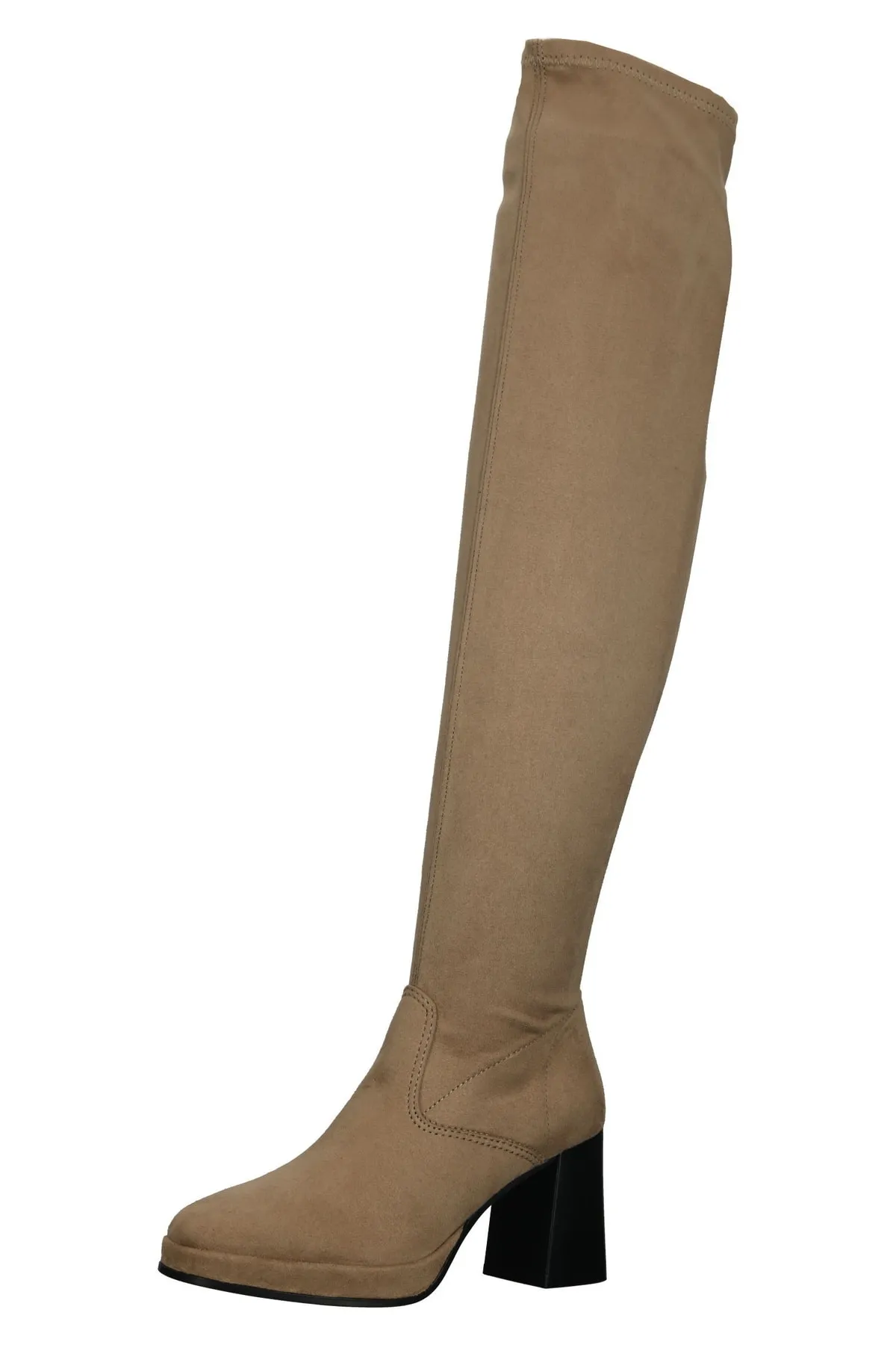Tamaris  Stiefel - Beige - Blockabsatz