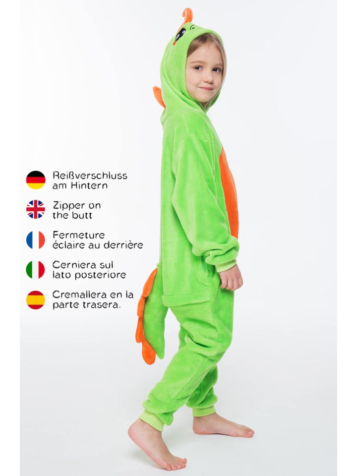 Corimori Onesie Kostüm in Grün günstig kaufen