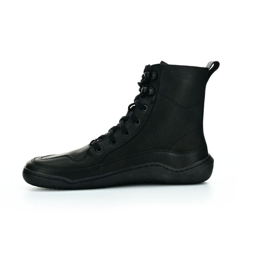 Vivobarefoot Gobi Boot L Obsidian Leather Barfußstiefeletten