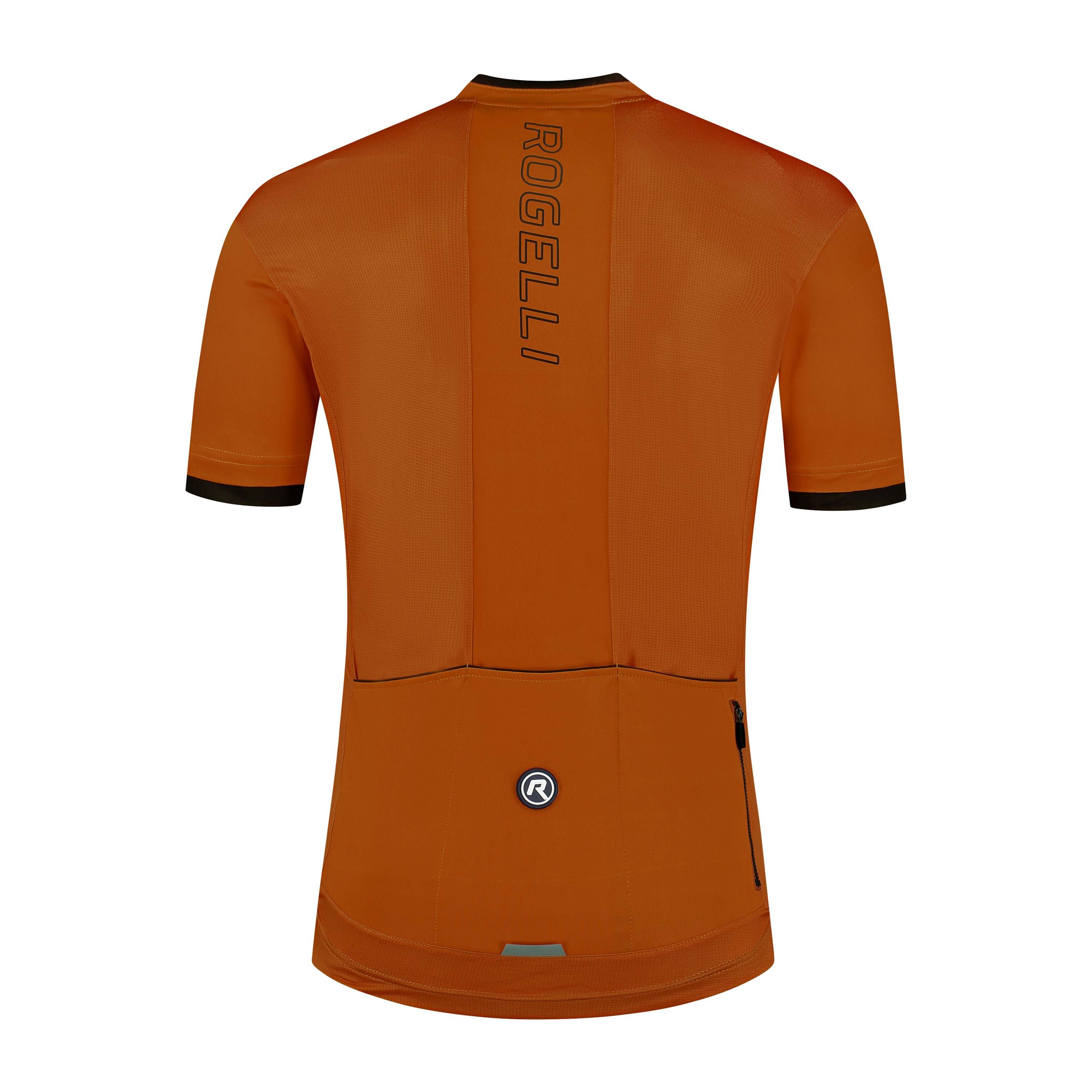 Rogelli Essential Kupfer Herren Radtrikot Kurzarm