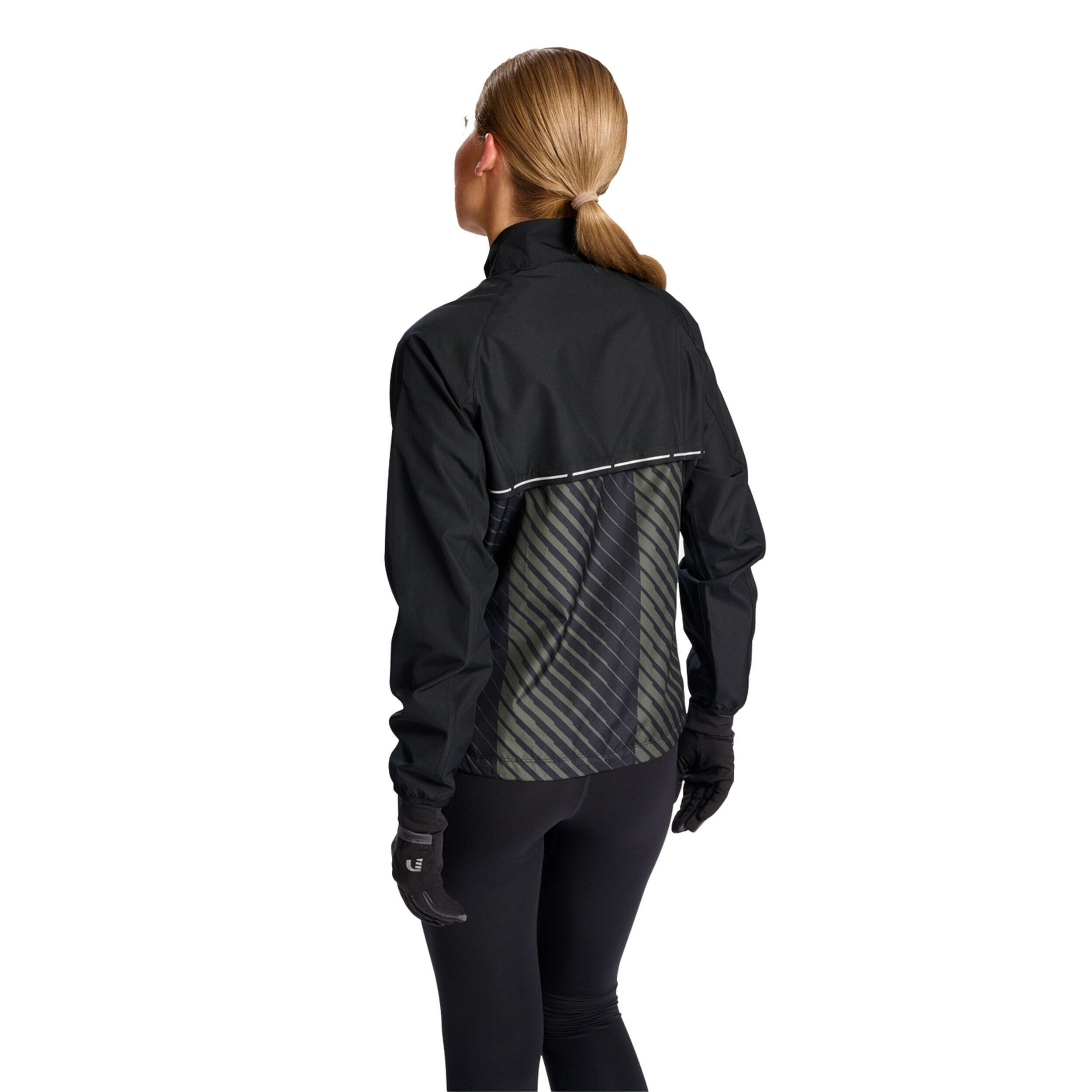 Pace Laufjacke Damen - Schwarz, Beige