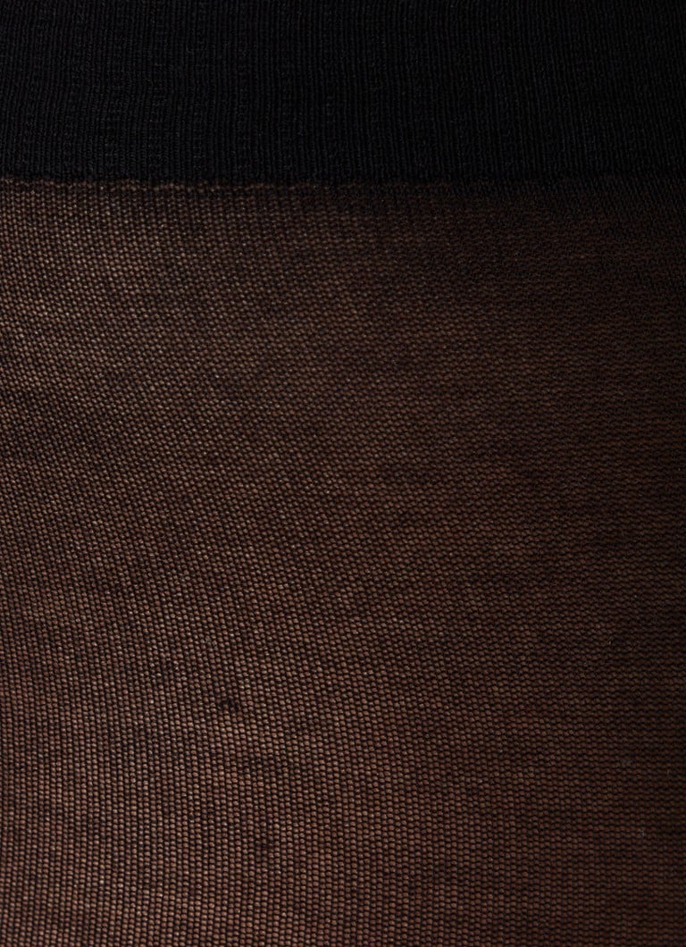 Meias-calças Falke Cotton Touch feitas com mistura de algodão orgânico.