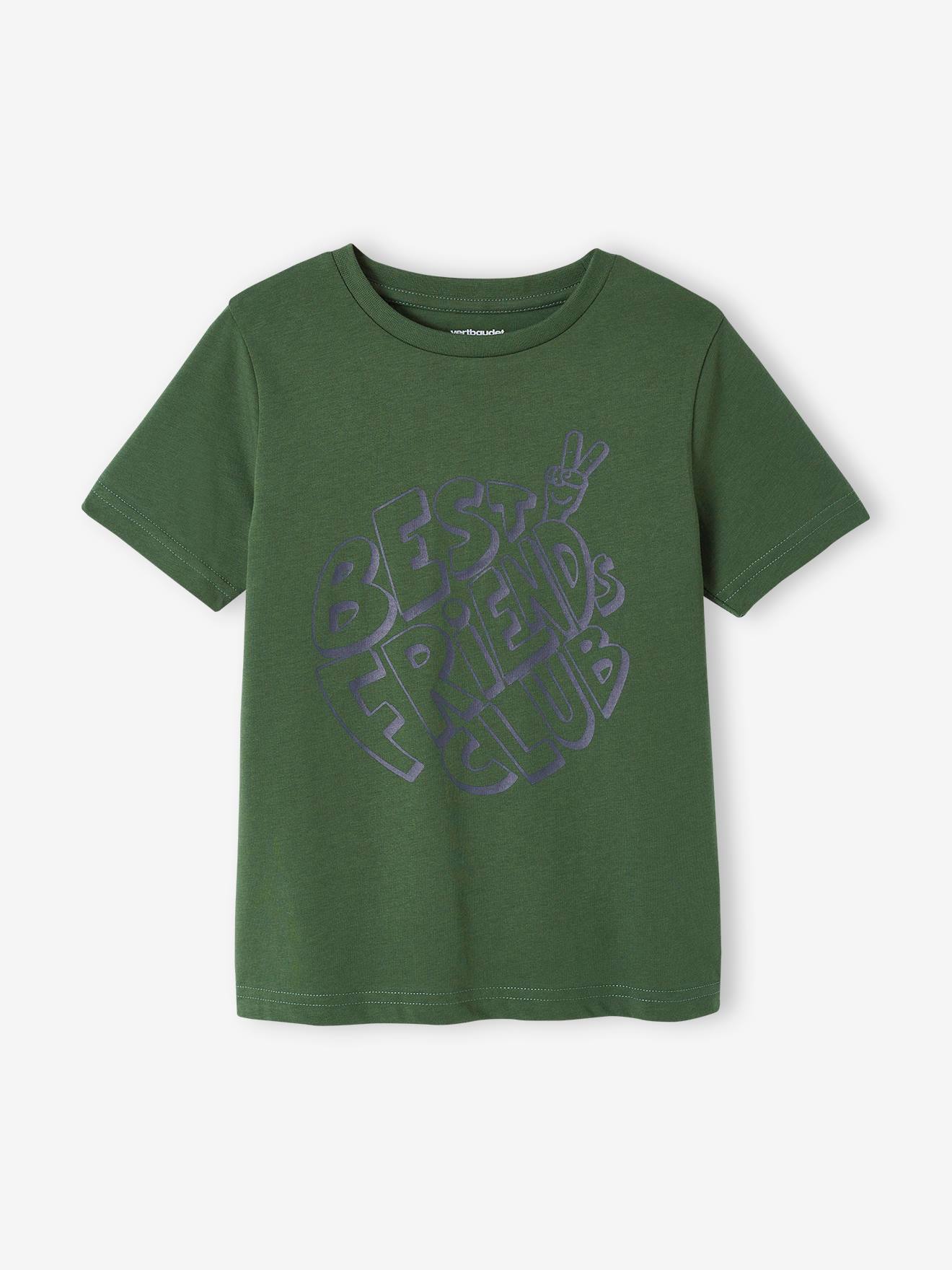 Vertbaudet 3er-Pack Jungen T-Shirts BASIC Oeko-Tex - cappuccino