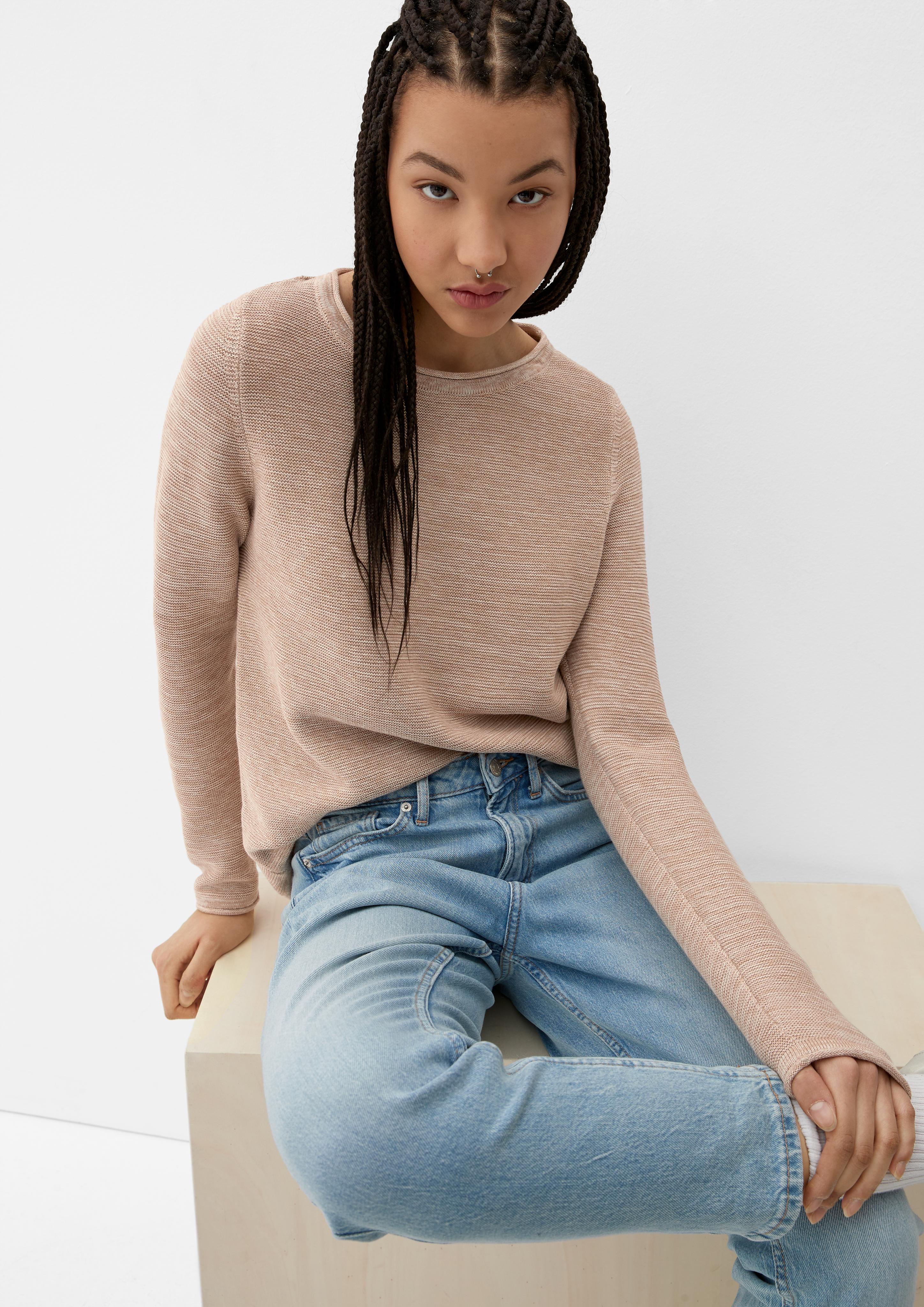 Pullover mit Rollsaumkanten  45.899.61.X014-82W0