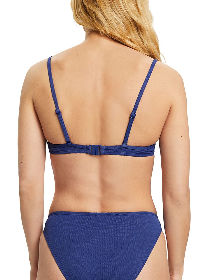 ESPRIT Bikini-Oberteil in Dunkelblau günstig kaufen