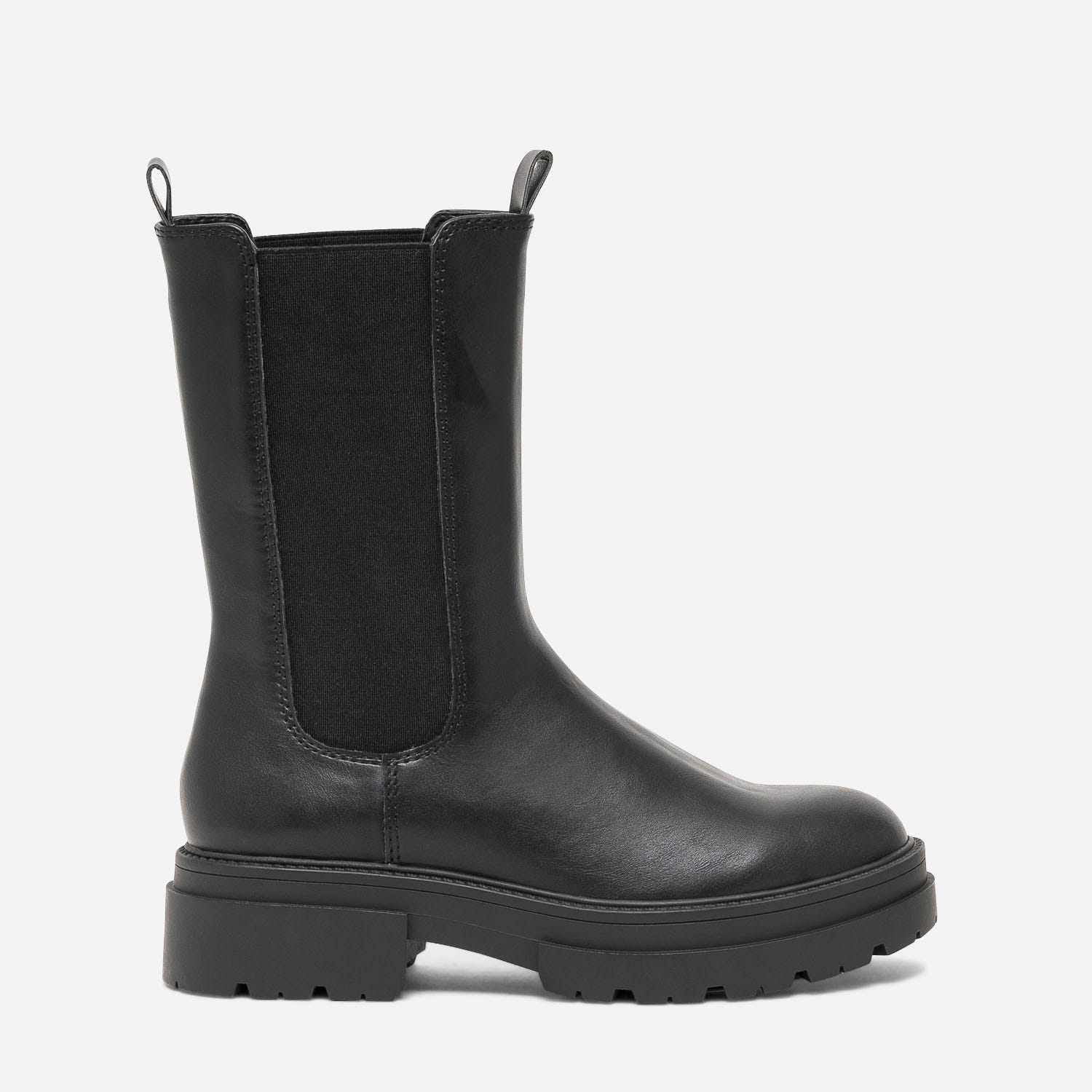 Chelsea boots TEXTO noir à tige mi-haute