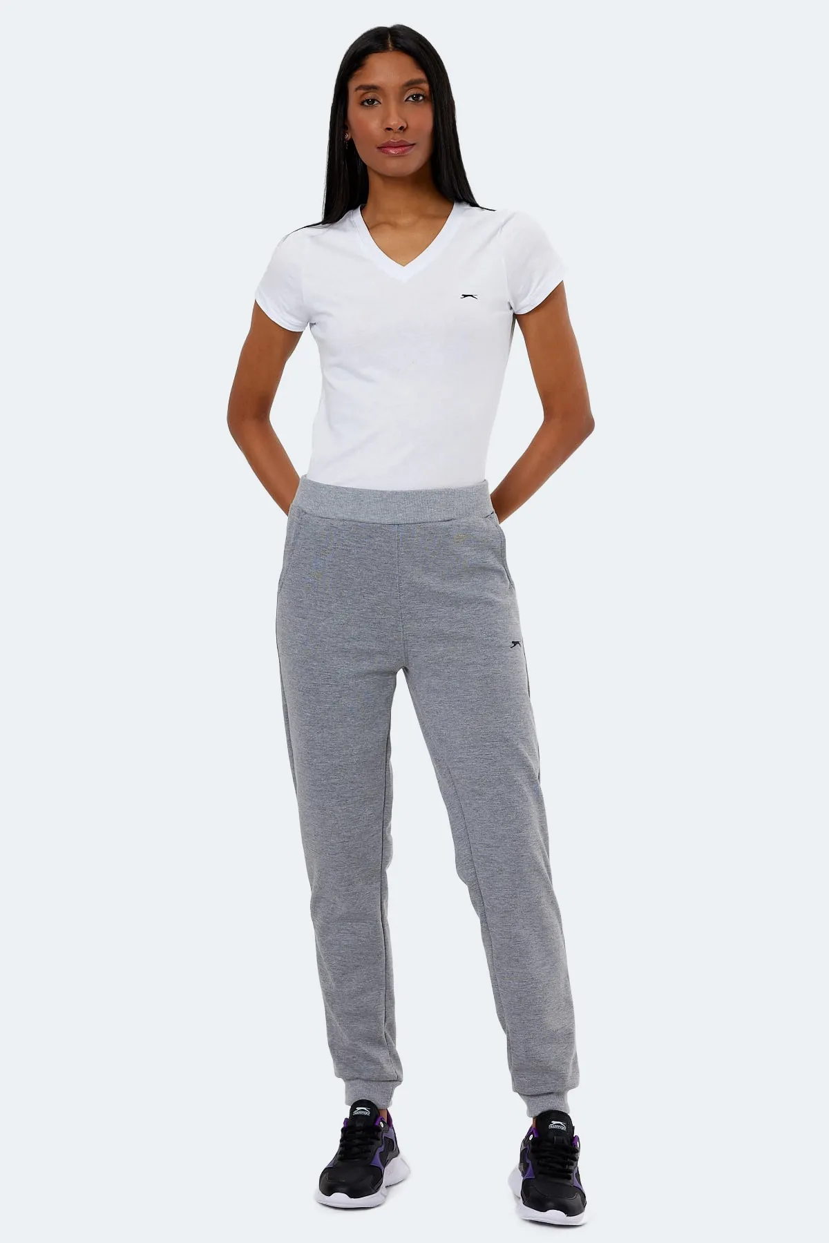 Slazenger  Sergıus Damen Jogginghose Grau