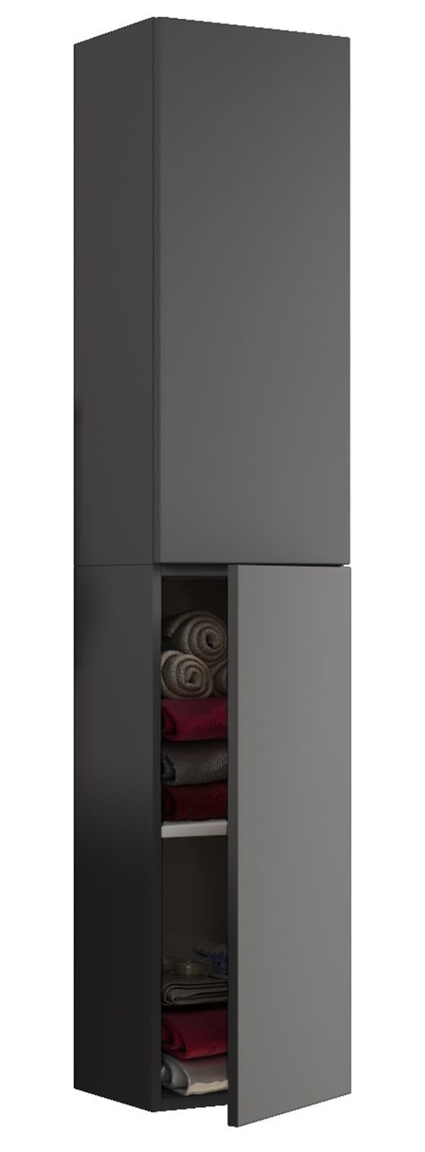 VCM Hochschrank Lendas Anthrazit