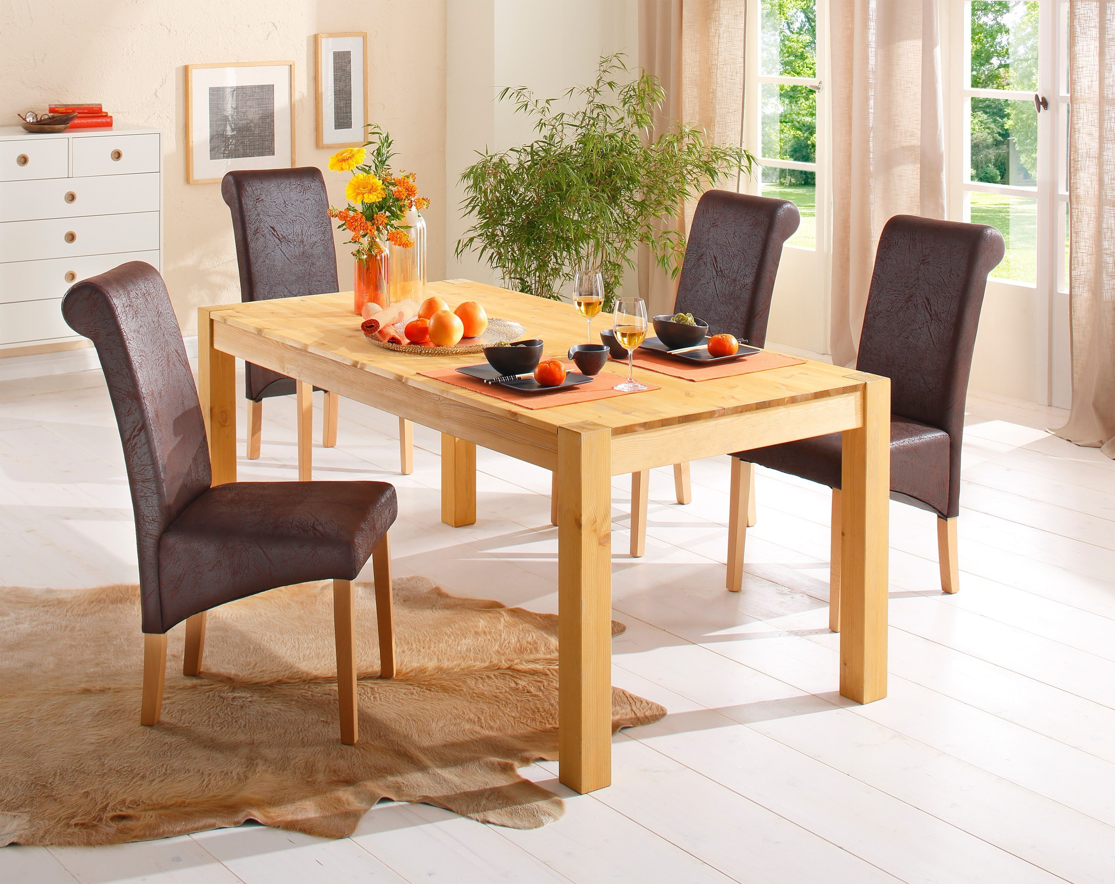 Home affaire 4-Fußstuhl Rito (Set, 2 St), im 2er, 4er oder 6er-Set