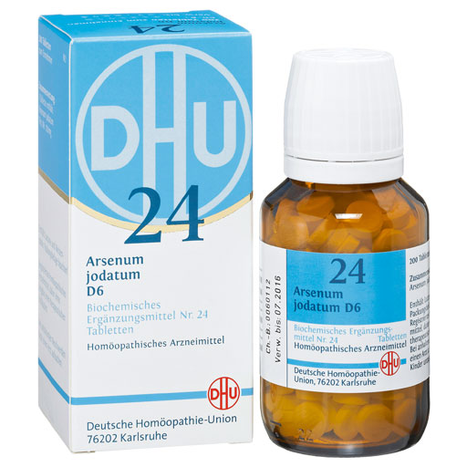 BIOCHEMIE DHU 24 Arsenum jodatum D 6 Tabletten  200 St  Tabletten