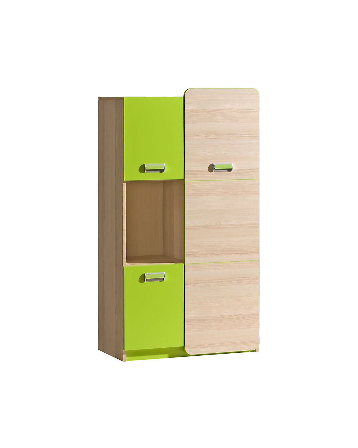 Stauraumschrank Kleiderschrank Loreto 80x40x144cm 3-türig Farbe wählbar