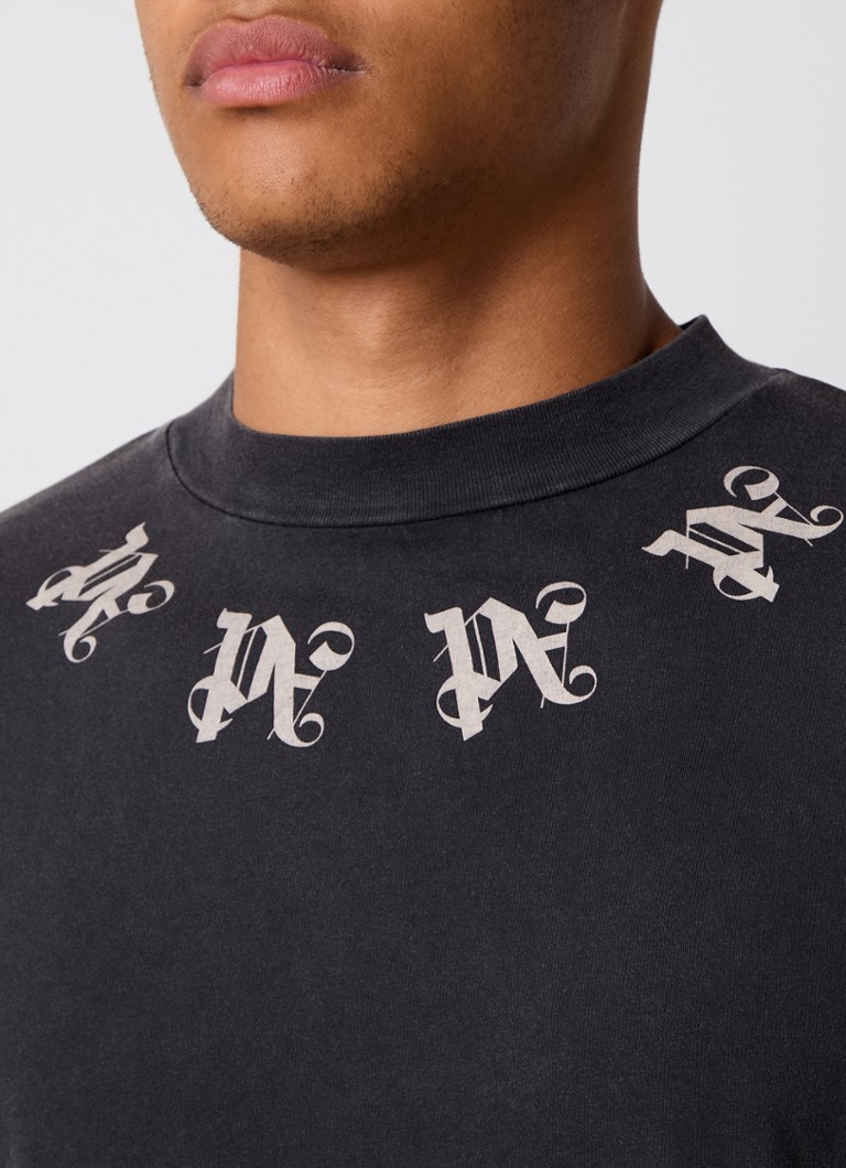 Tricou Palm Angels cu mânecă lungă și imprimeu față-verso
