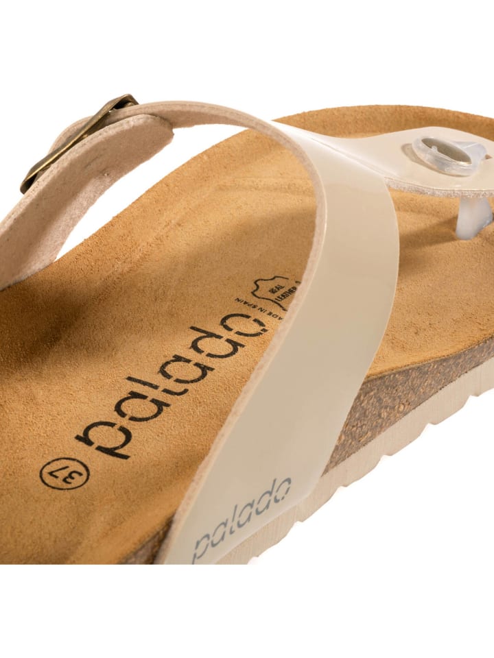 palado Zehentrenner in Lack Cream günstig kaufen