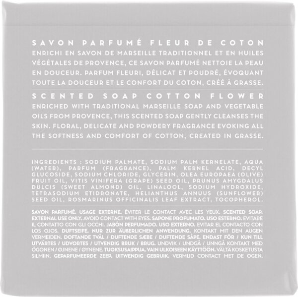 La Compagnie de Provence Extra Pur Cotton Flower Stückseife