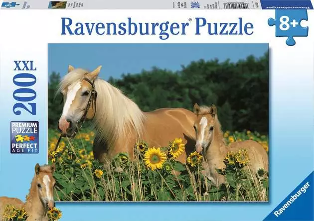 Kinderpuzzle ab 8 Jahren - Pferdeglück - 200 Teile