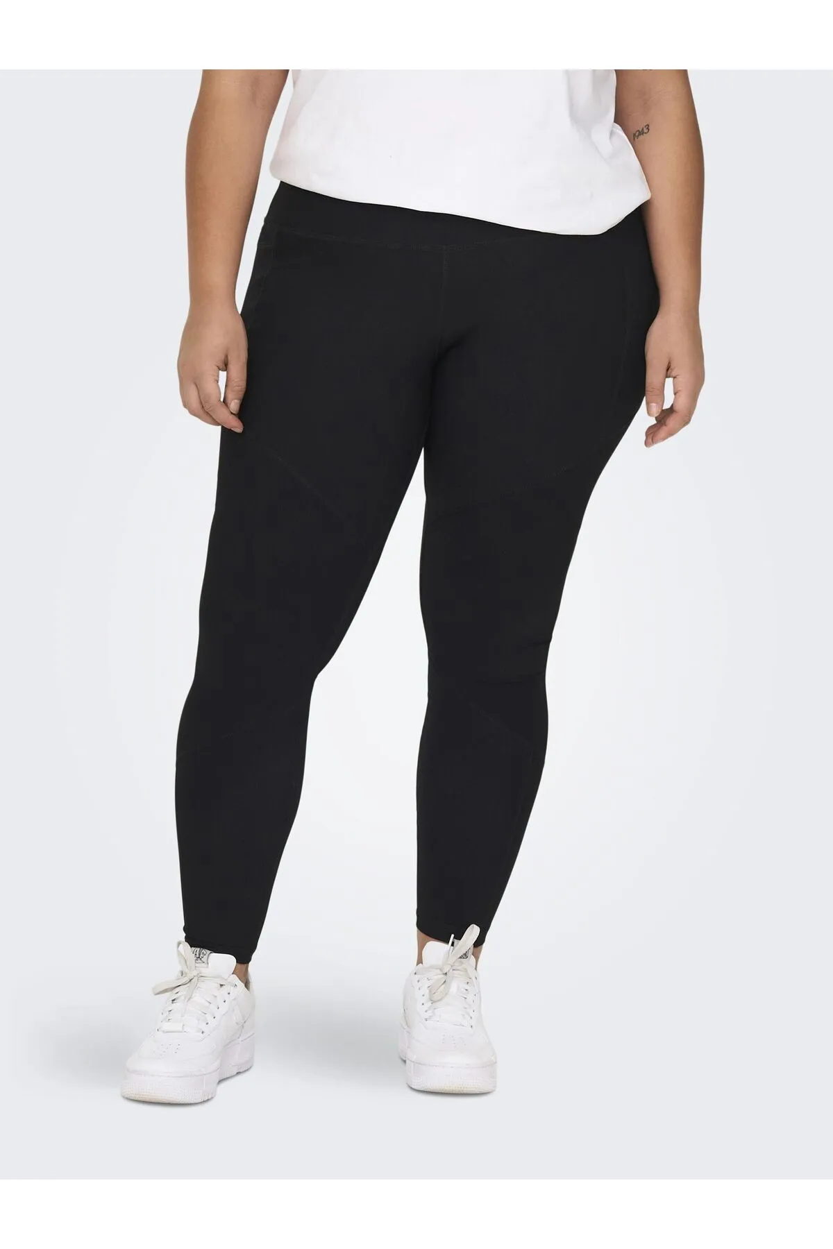 Only Play  Sport-Leggings - Schwarz - Mittlerer Bund