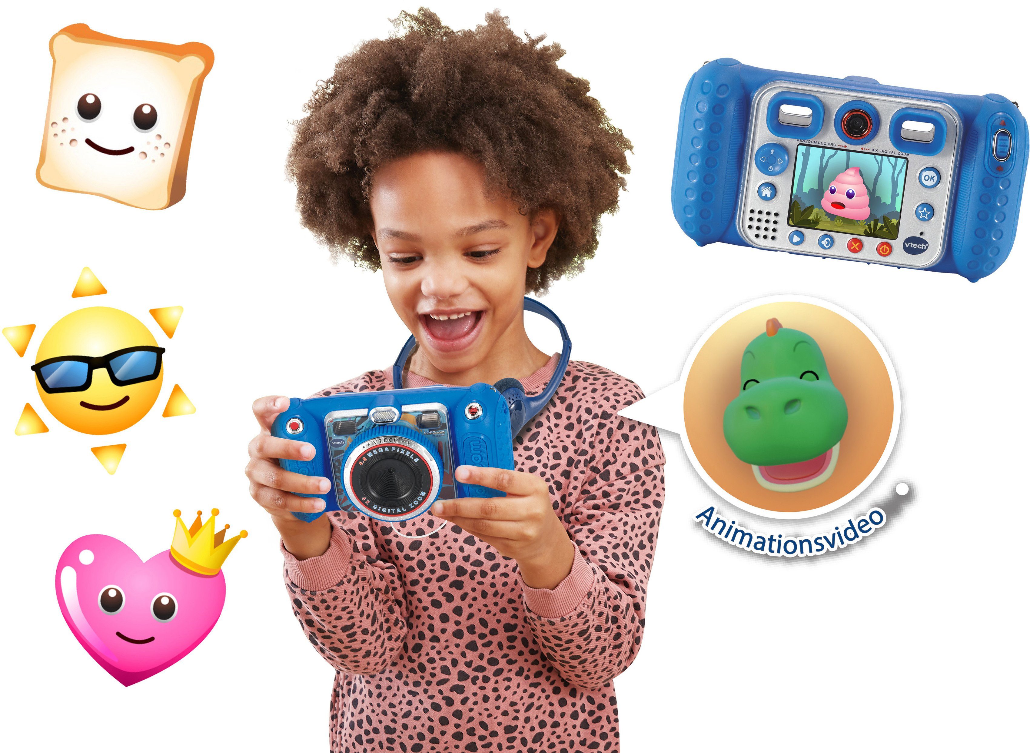 Vtech® KidiZoom Duo Pro Kinderkamera (inkluisve Kopfhörer)