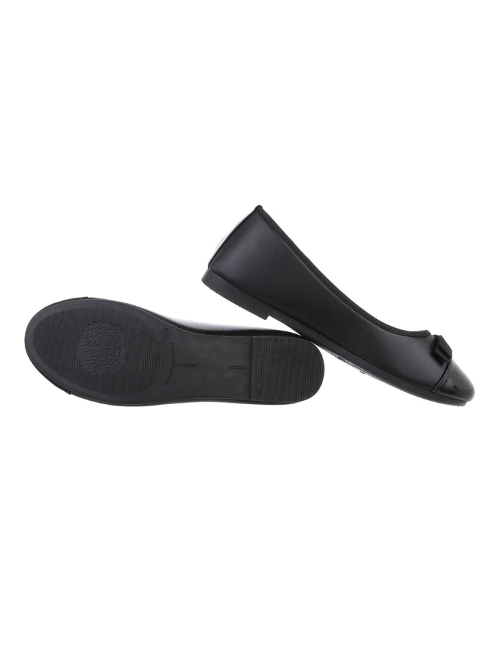 Ital-Design Ballerina in Schwarz günstig kaufen