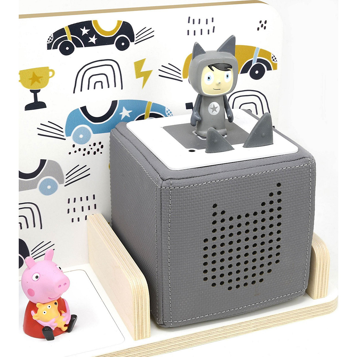 Regal für Musikbox Retro cars, klein - geeignet für Toniebox