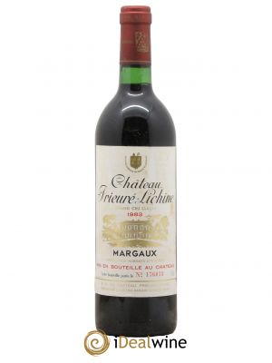 Château Prieuré Lichine 4ème Grand Cru Classé  1983 - Lot de 1 Bouteille