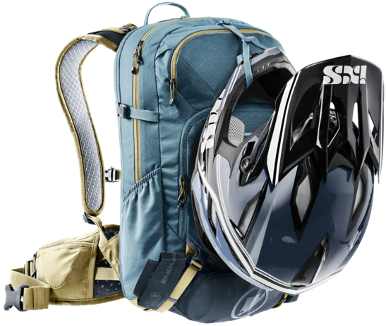 deuter Attack 20 | Fahrradrucksack mit modernem Protektor