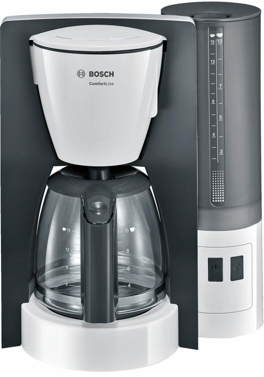 BOSCH Filterkaffeemaschine ComfortLine TKA6A041, 1,25l Kaffeekanne, Papierfilter 1x4
