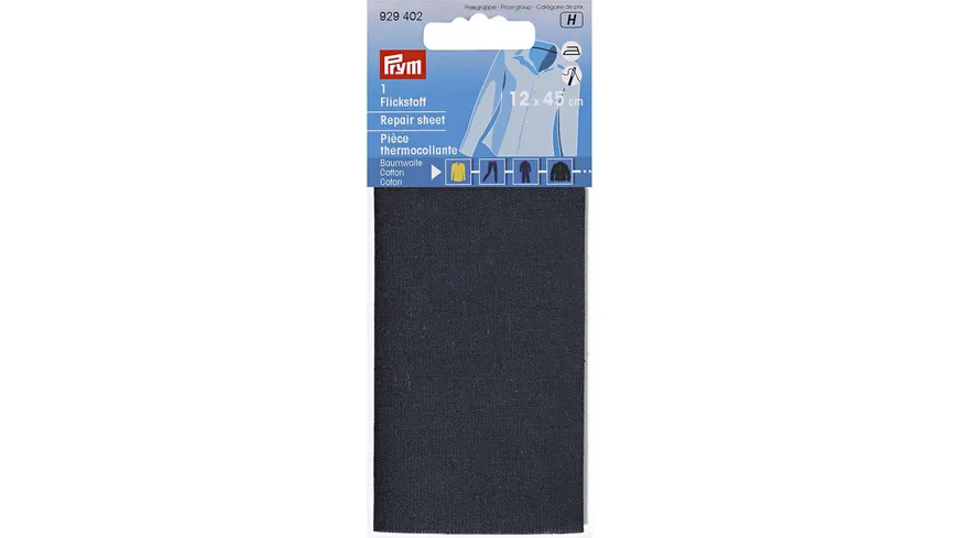 Prym Flickstoff CO 12 x 45 cm marine 0.03 m² marine