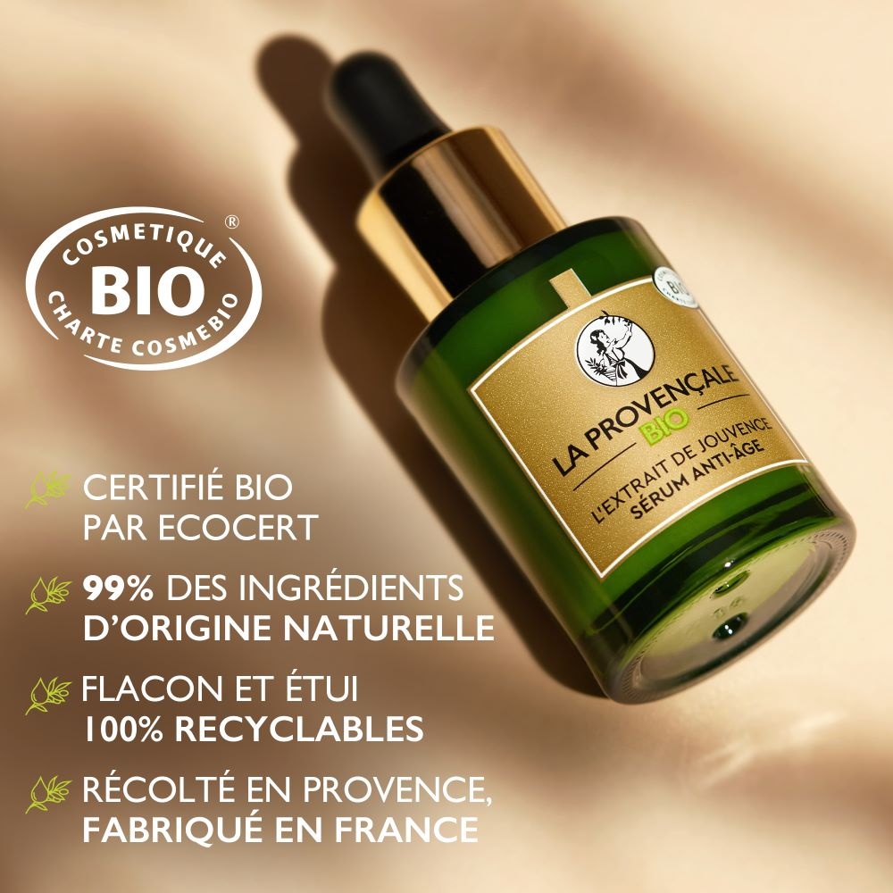 La Provençale L'Extrait de Jouvence Sérum Anti-Âge Bio