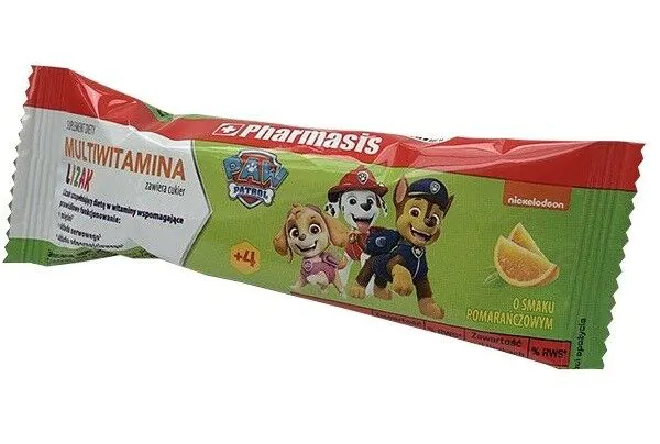Paw Patrol Slikkepind, Multivitamin