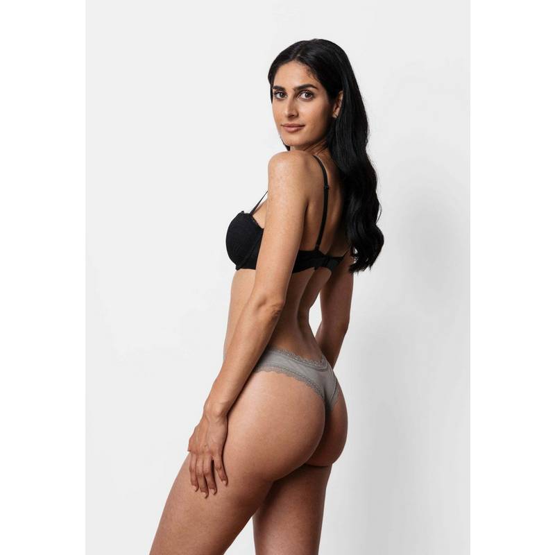 Snocks Tangas mit Spitze aus Bio-Baumwolle Unterhose Damen