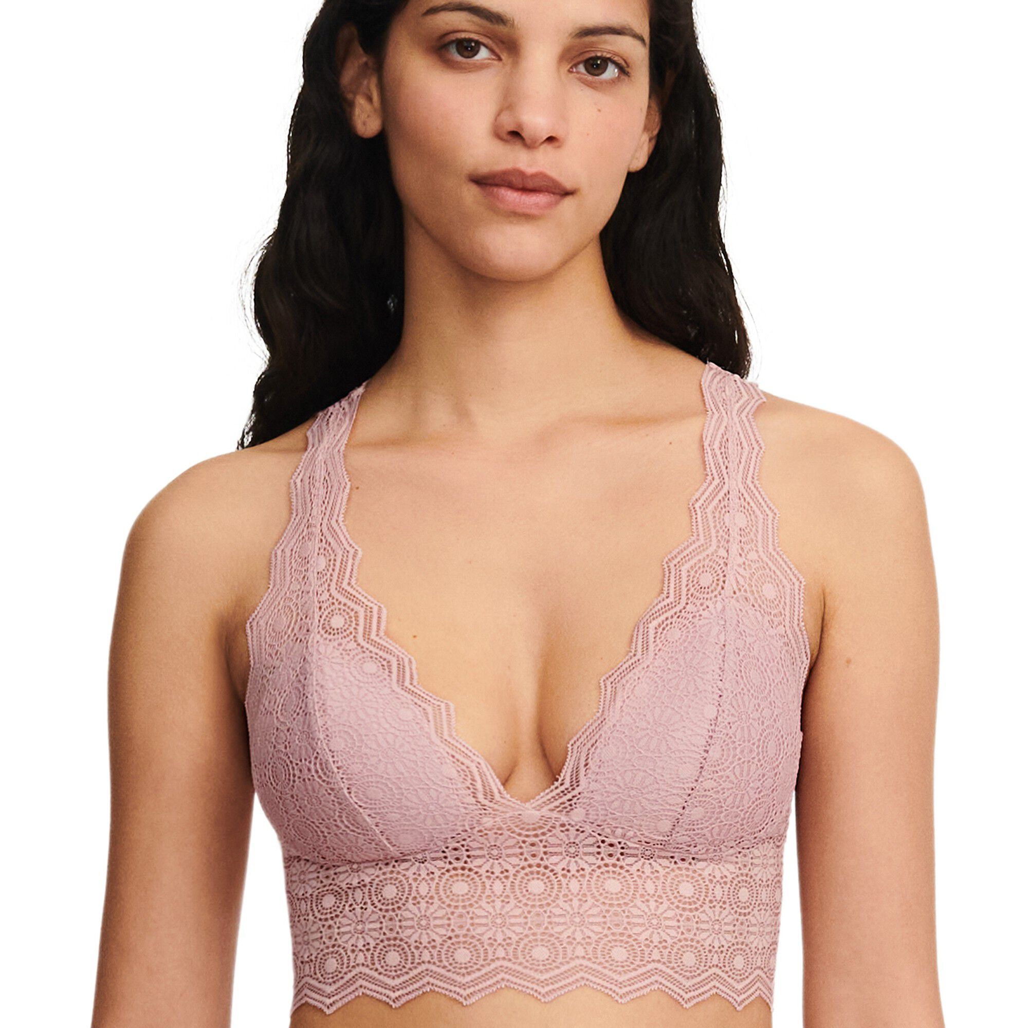Brassière dentelle stretch avec coques souples Georgia