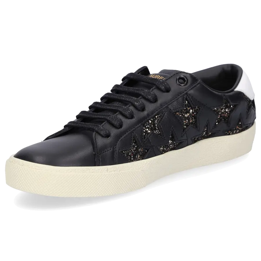 Saint Laurent - Sneaker low MOON PLUS Kalbsleder - schwarz