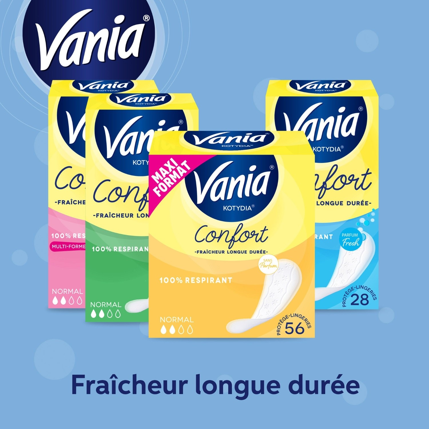 Vania Kotydia Protege-Slips Confort + Normal Aloe Vera x