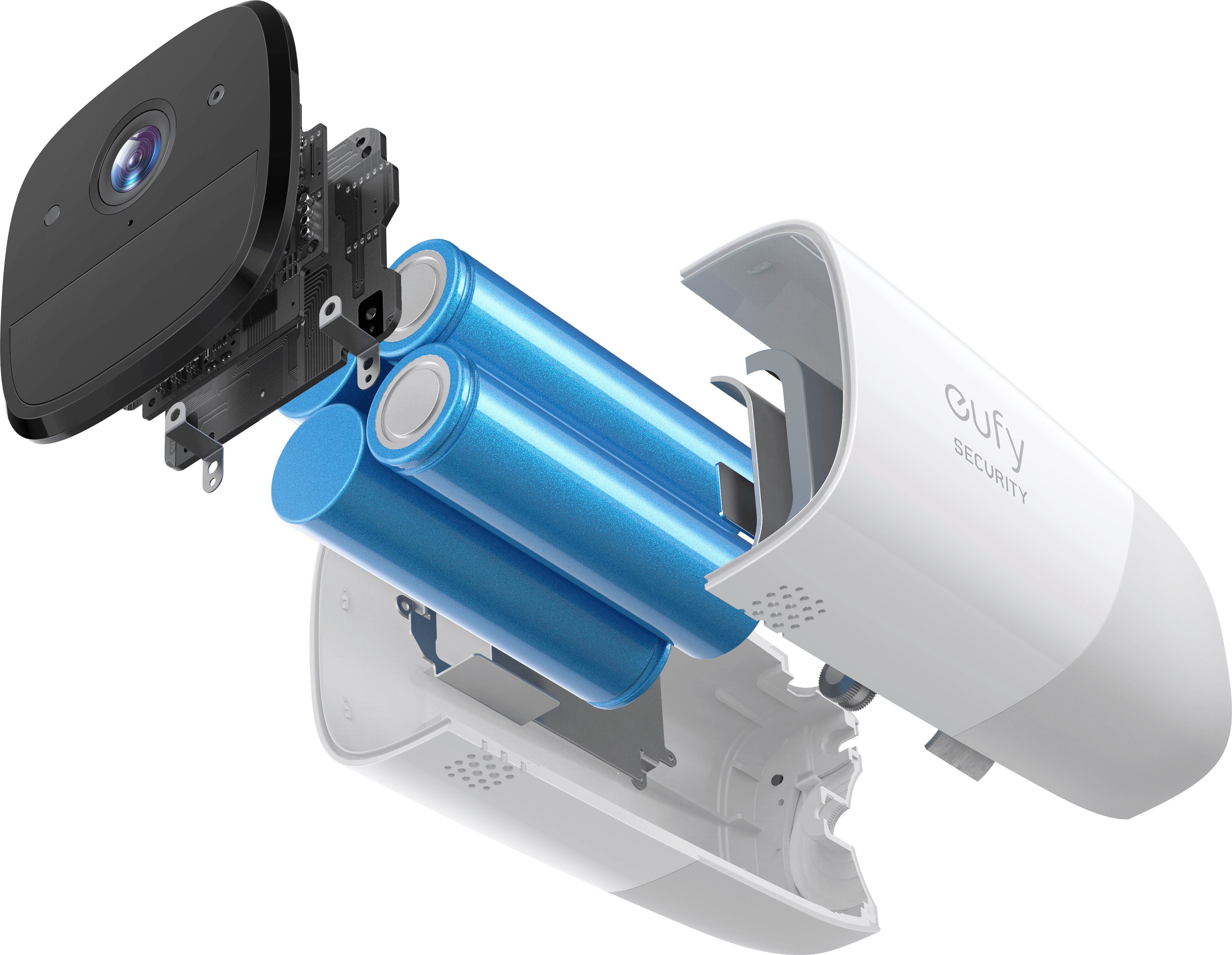 eufy Security by ANKER eufyCam 2 Pro Add-on Überwachungskamera (Außenbereich, Innenbereich)