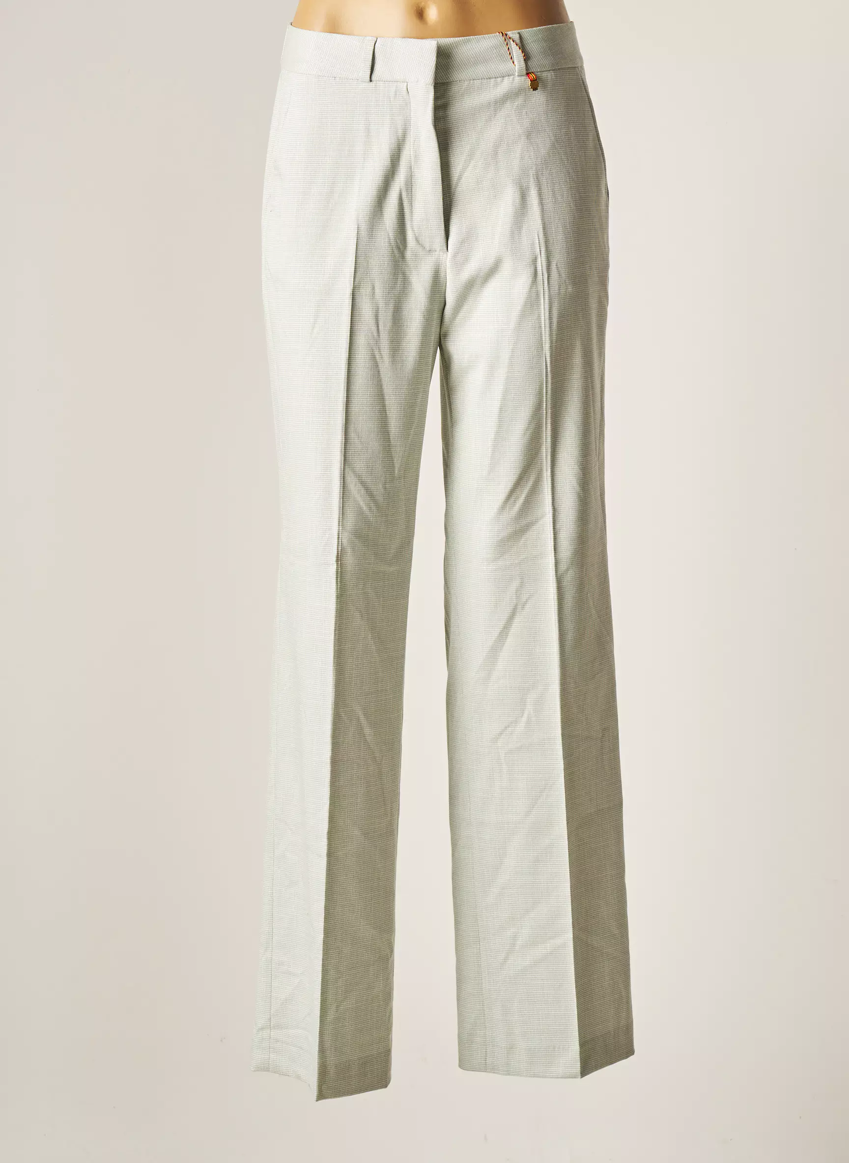 L Impeccable Marcel Pantalons Larges Femme couleur vert