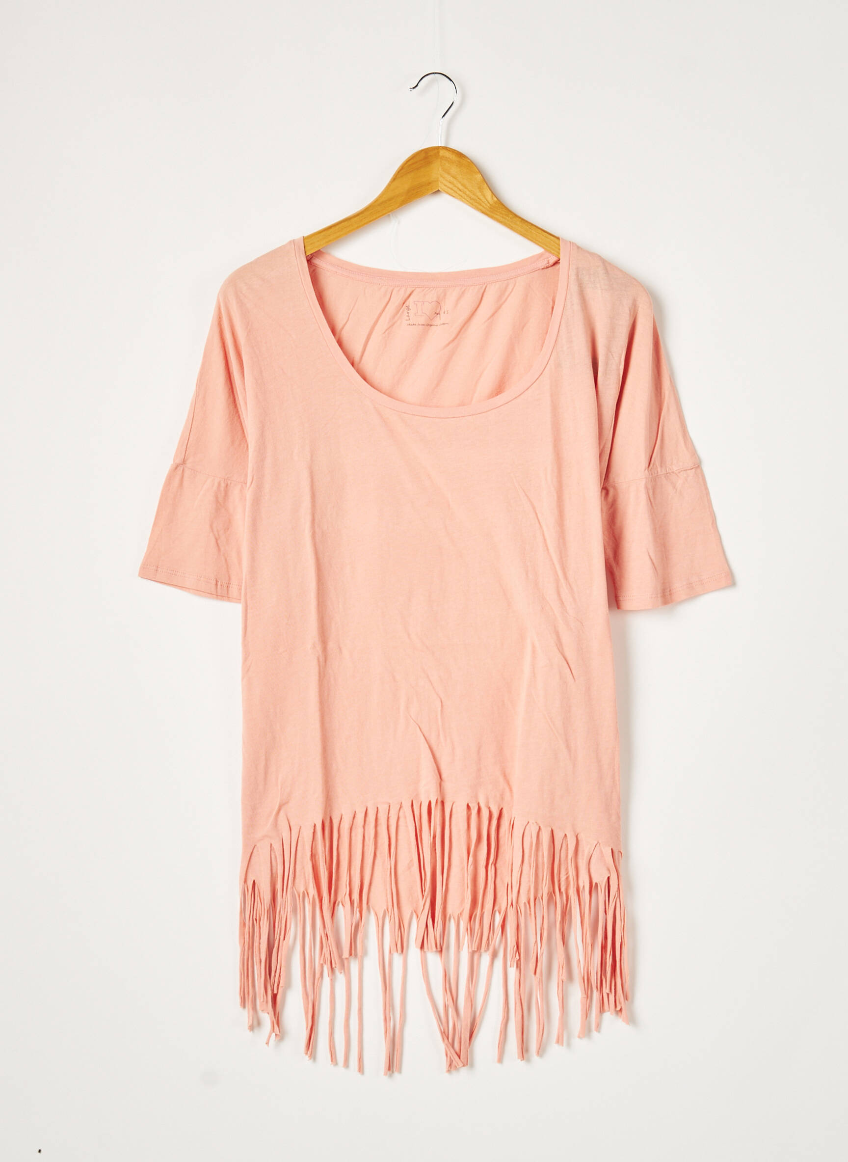 I Love My T S Tuniquemanchecourte Femme couleur rose