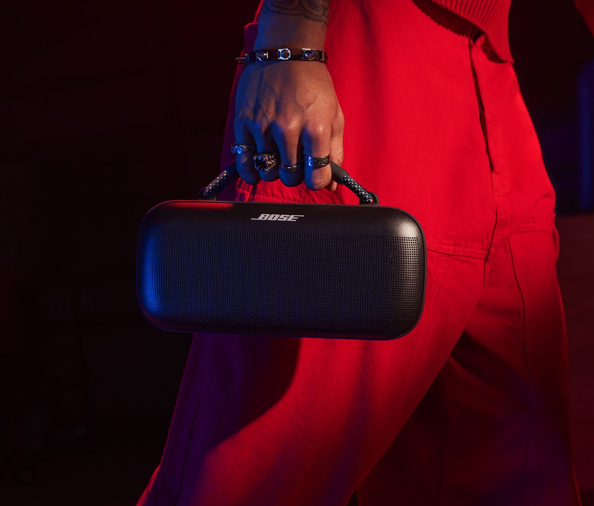 Tragbarer Bose SoundLink Max Lautsprecher