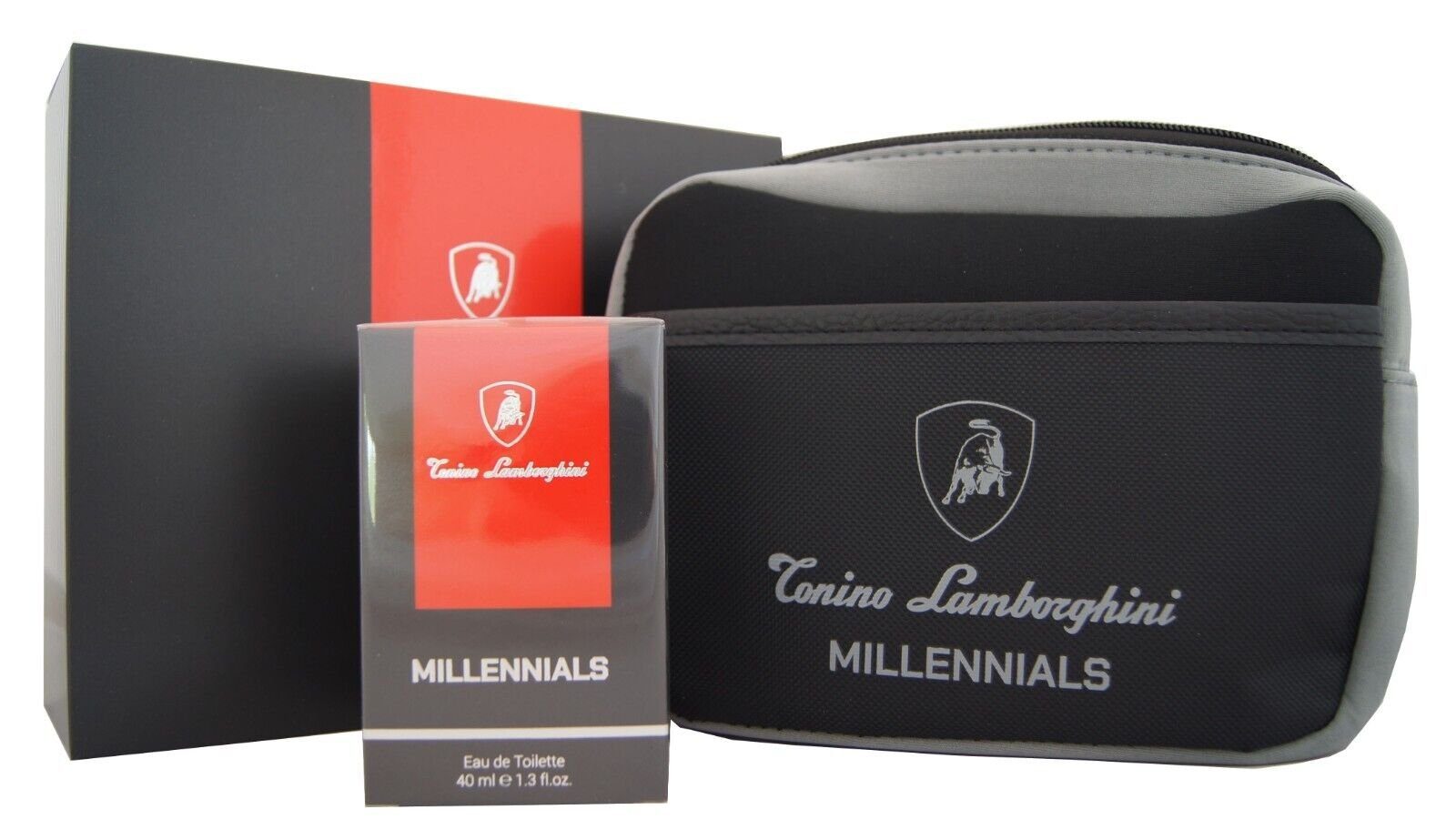Tonino Lamborghini Duft-Set Tonino Lamborghini Millennials Eau de Toilette 40ml. + Travel Pouch, 1-tlg.