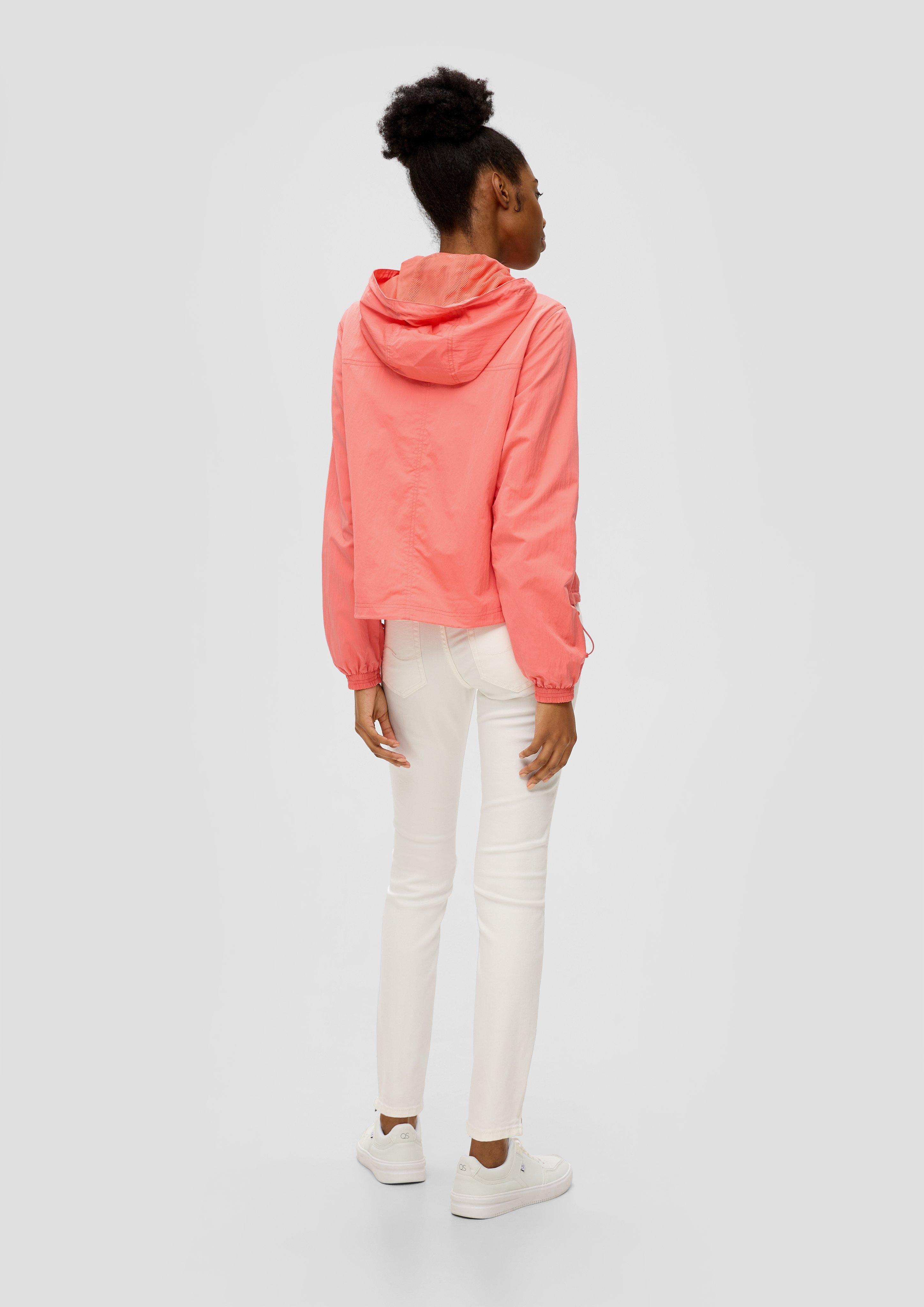 Kapuzenjacke mit Crinkle-Struktur  2140321-2347