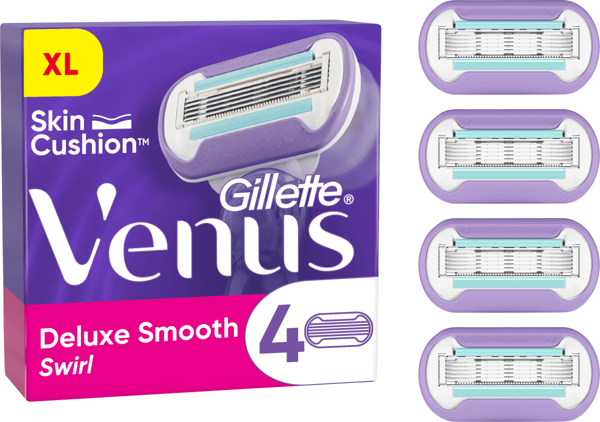 Rasierklingen, Deluxe Smooth Swirl, 4 St