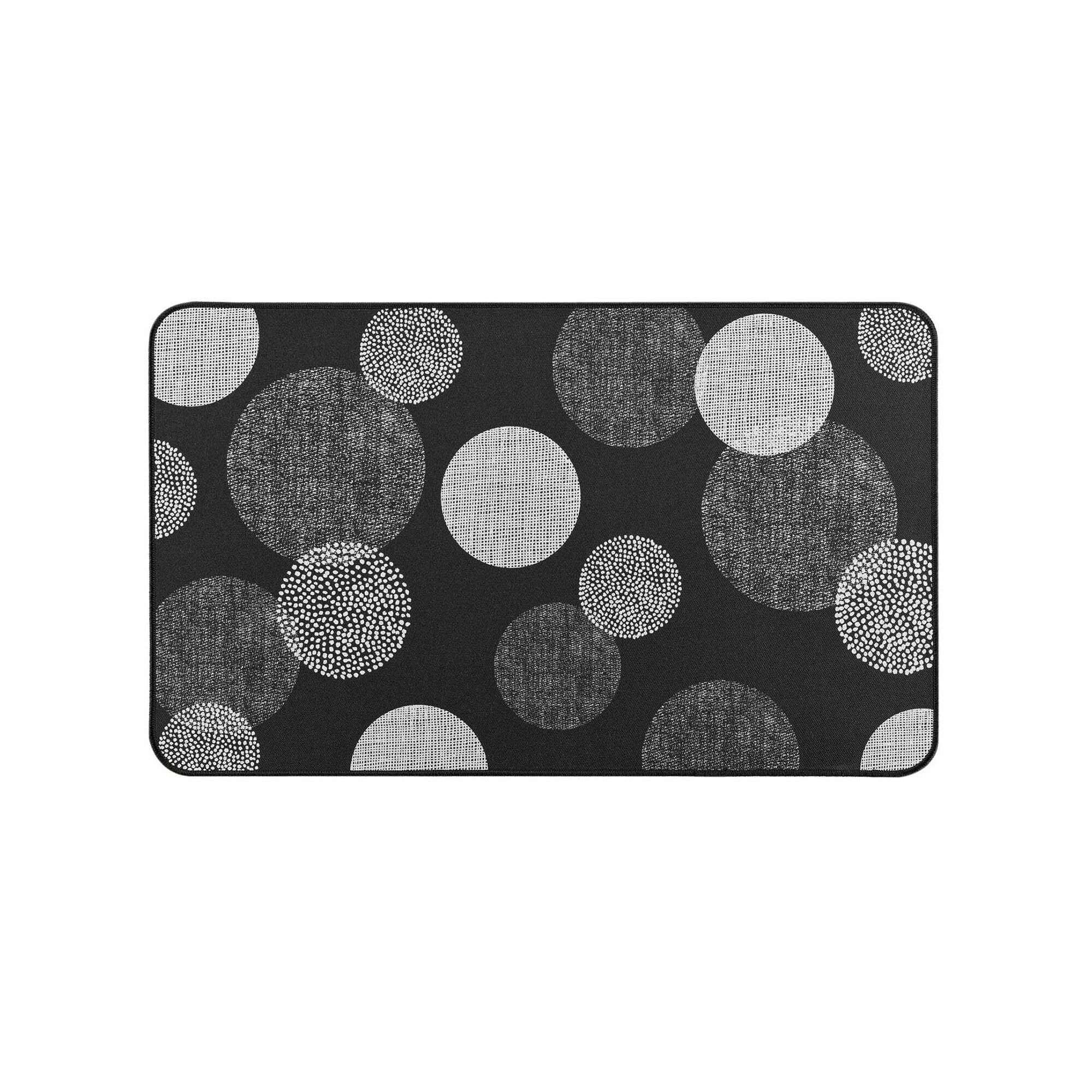 Tapis rectangulaire, imprimé rosaces