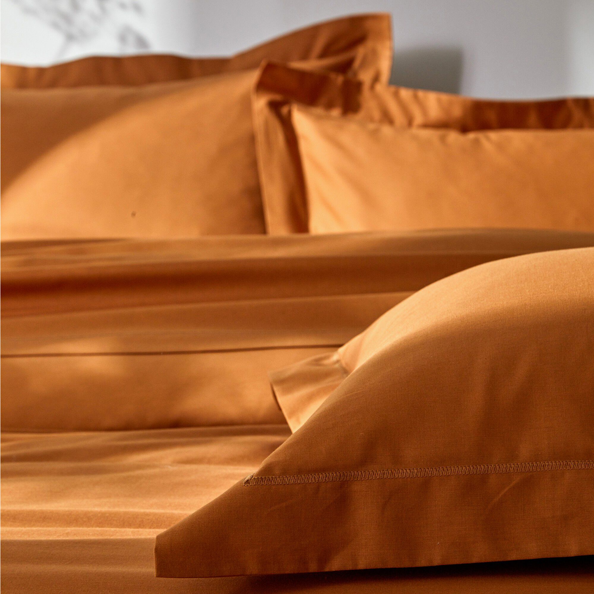 Linge de lit uni coton