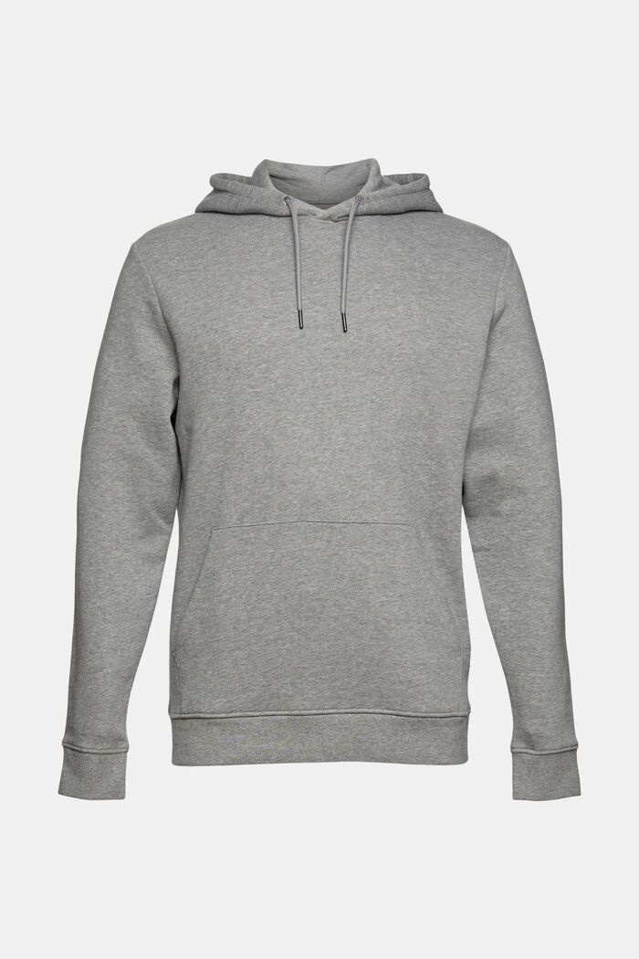 Recycelt: Sweat-Hoodie mit Logo-Stickerei