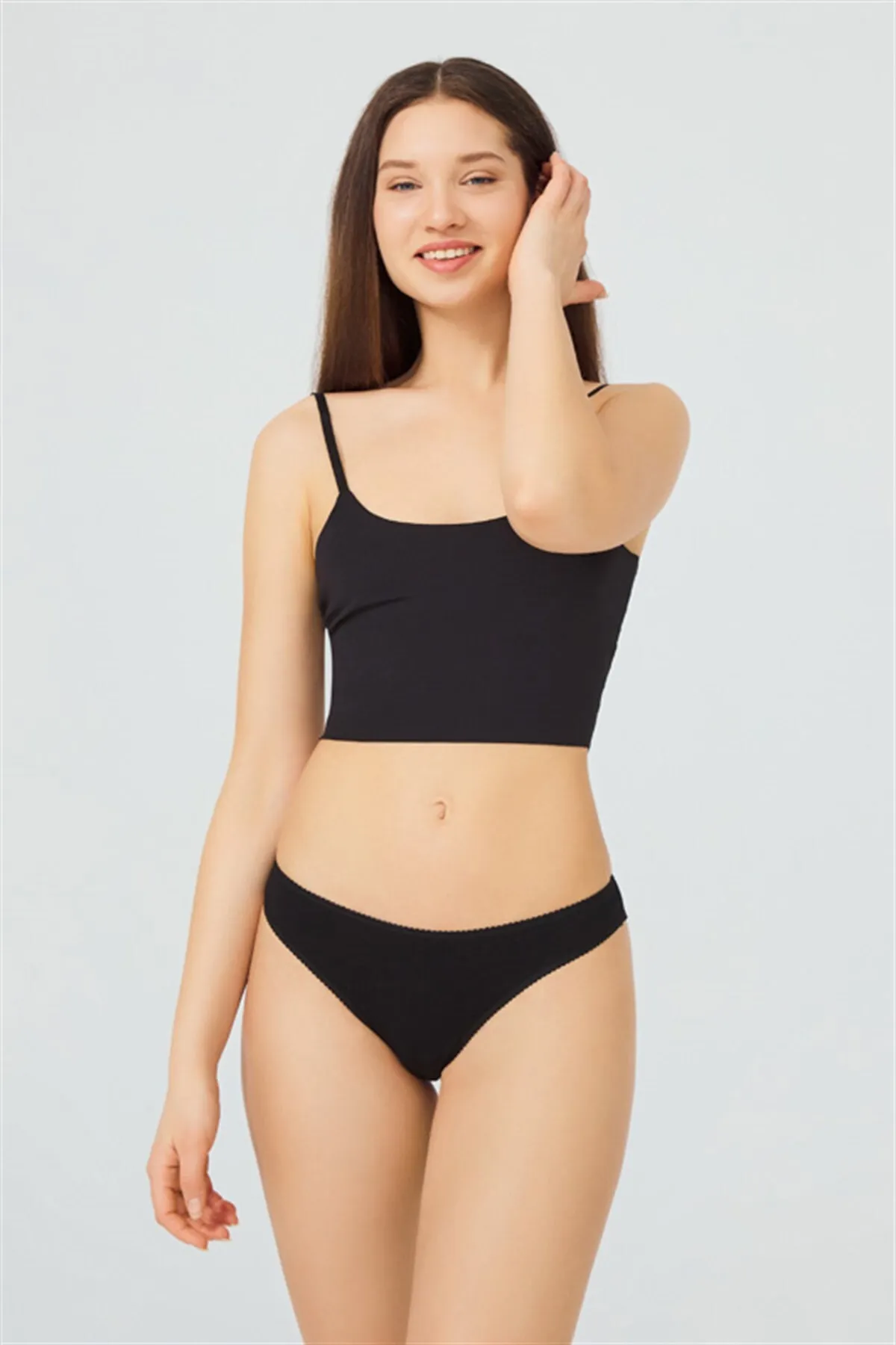 Cottonhill  Cotton Basic Damen-Brasilienhöschen im 7er-Pack