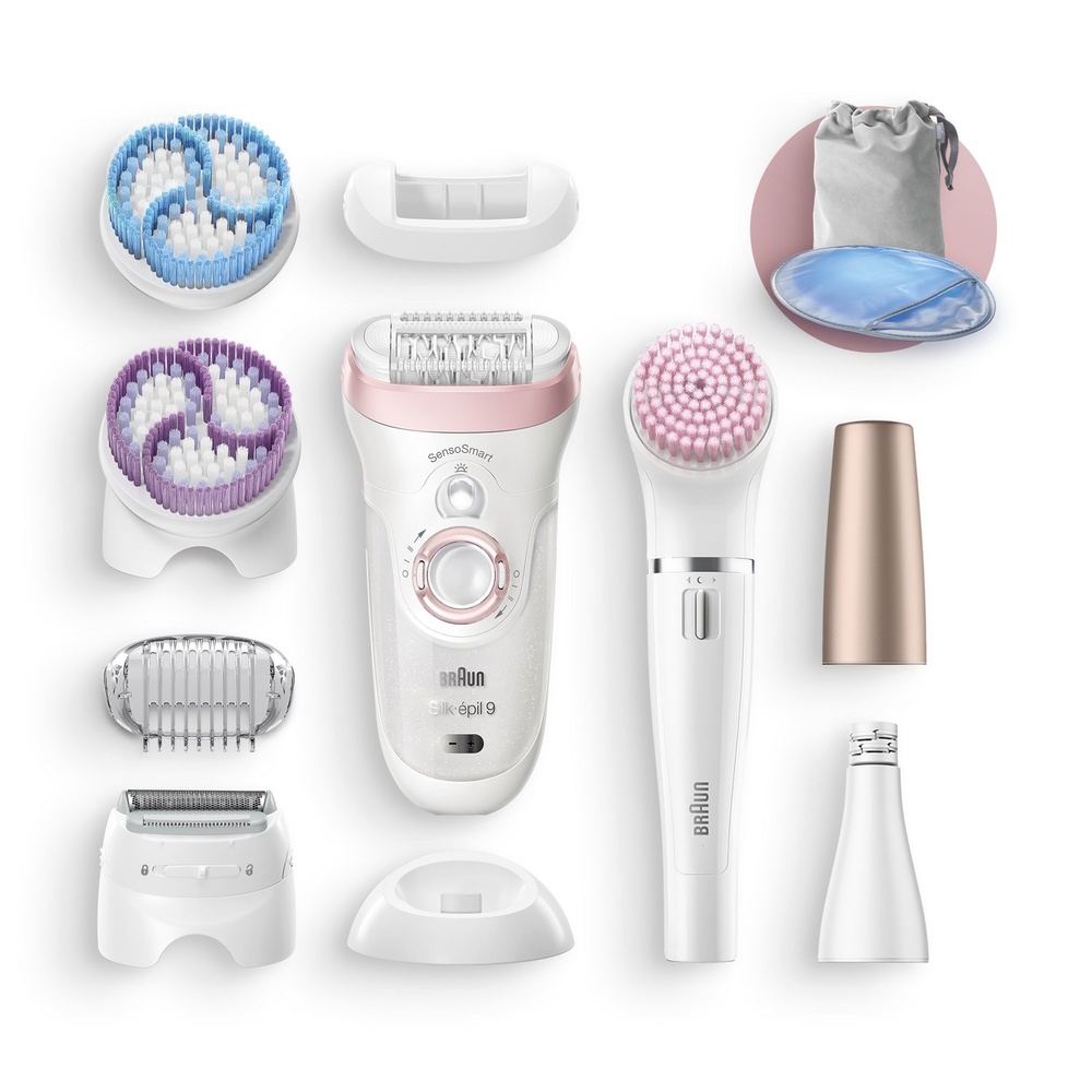 braun Braun Silk-épil Beauty Set 9 6-En-1 - Épilateur Électrique Sans Fil Wet & Dry Epilateur Electrique