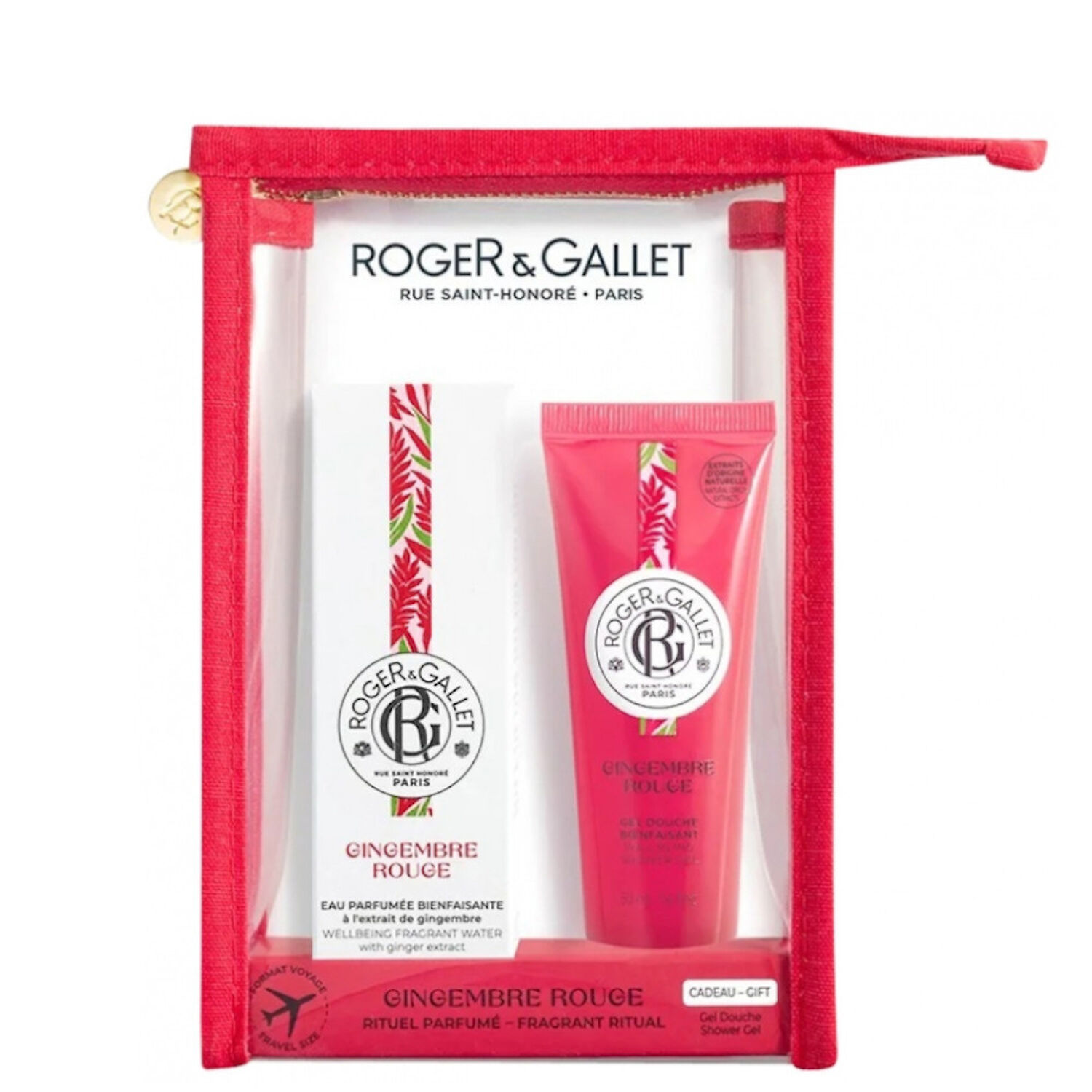 Roger&Gallet Gingembre Rouge Eau Parfumée 30 ml + Gel Douche 50 ml