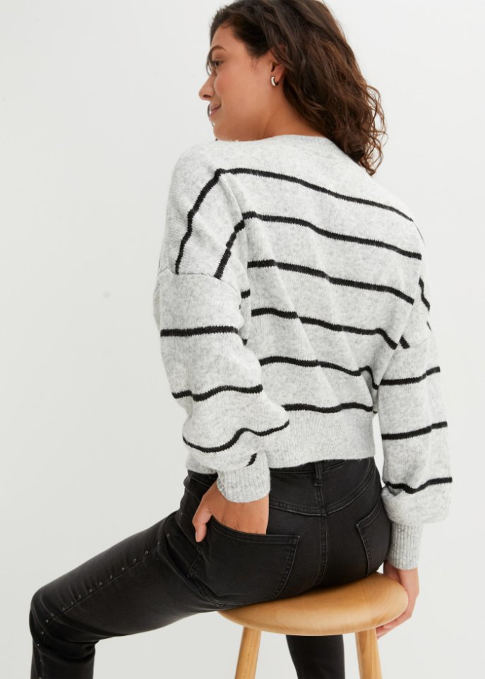 Gestreifter Pullover